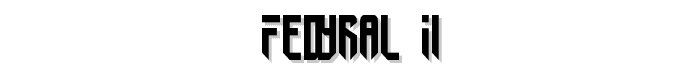 Fedyral II font